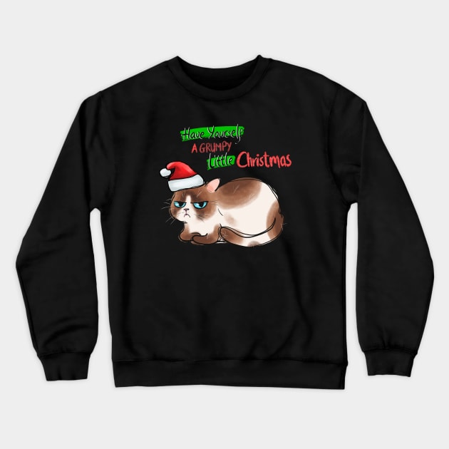 Have Yourself a Grumpy Little Christmas Crewneck Sweatshirt by Pop Cult Store